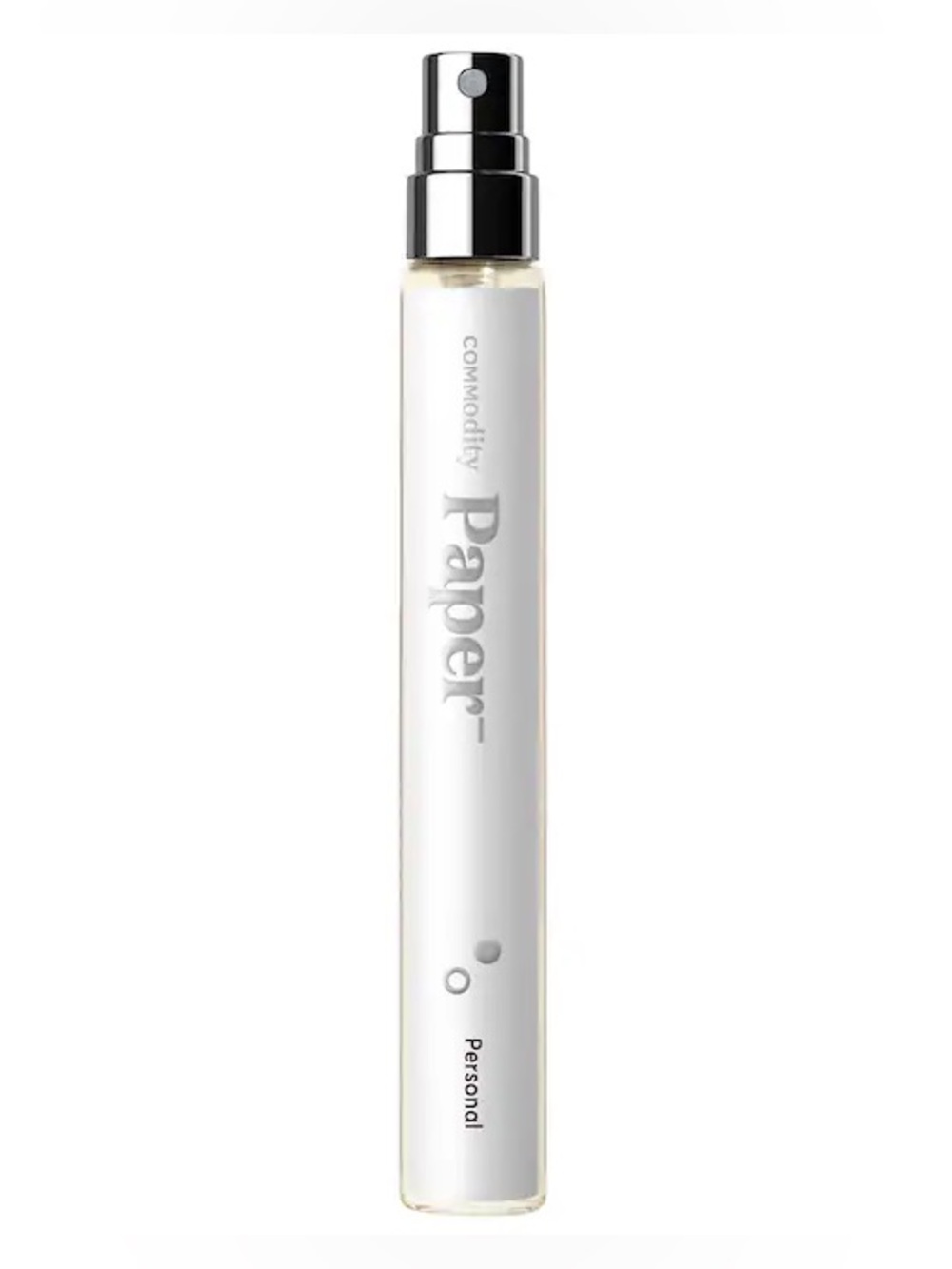 Commodity Paper- Personal Eau de Parfum with Amber & Iso E Super Travel Spray